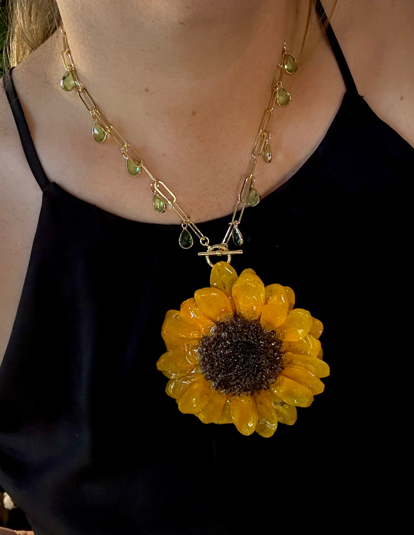 Sunflower Necklace