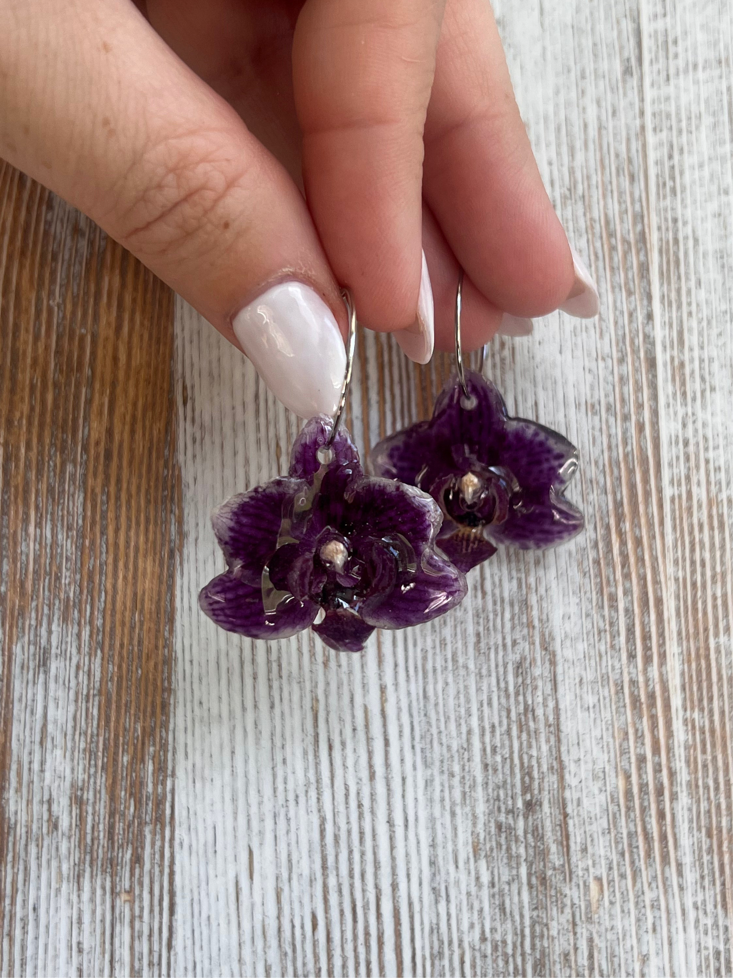 Mini Orchid Earring