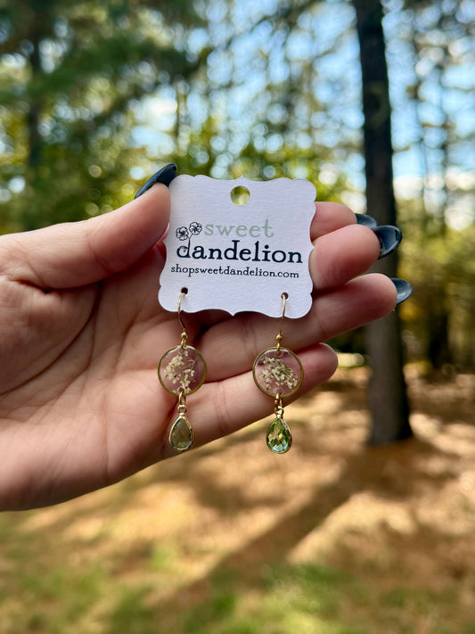 Queen Anne’s Lace Dangle Earrings