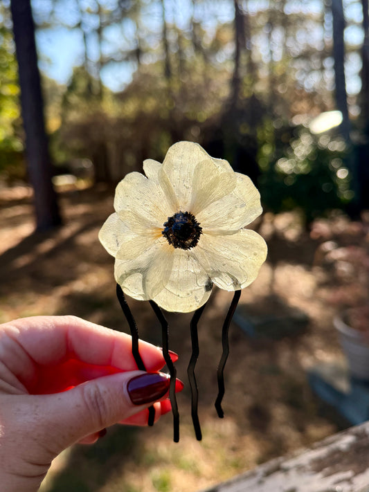 Anemone Hair Comb Medium