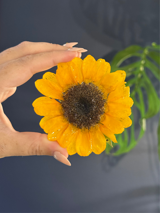 Large Sunflower Pin