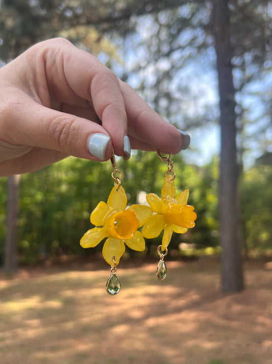 Mini Daffodil, Light Green Charm