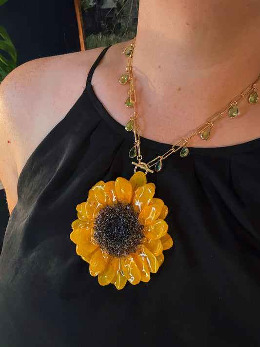 Sunflower Necklace