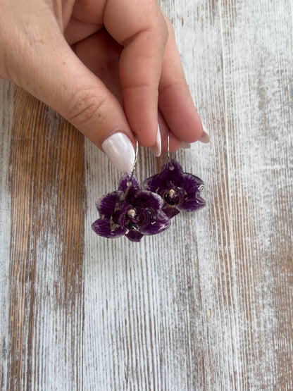 Mini Orchid Earring