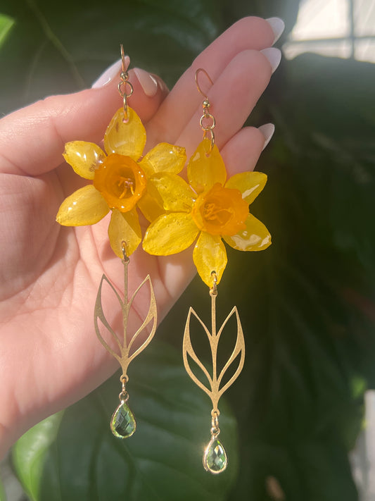 Mini Daffodil, Leaf Charm