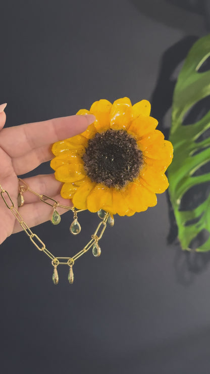 Sunflower Necklace