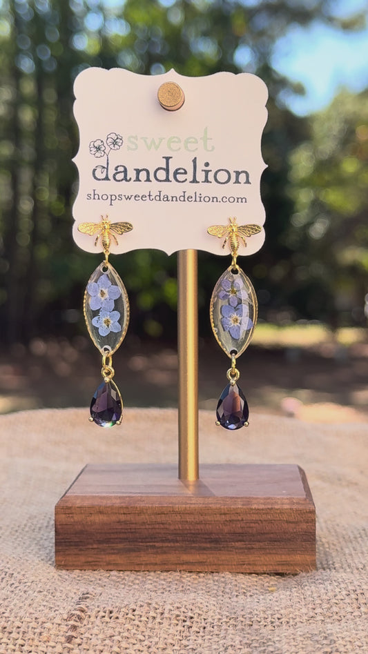 Forget Me Not Earring